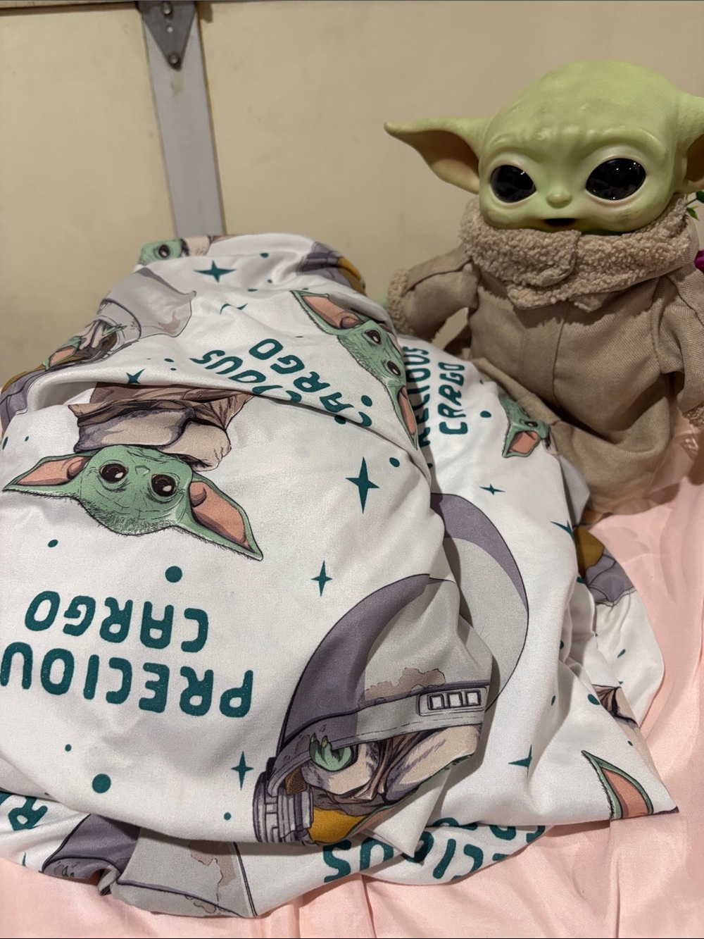 Kids Star Wars 'The Child' Grogu sheet -for two twin beds